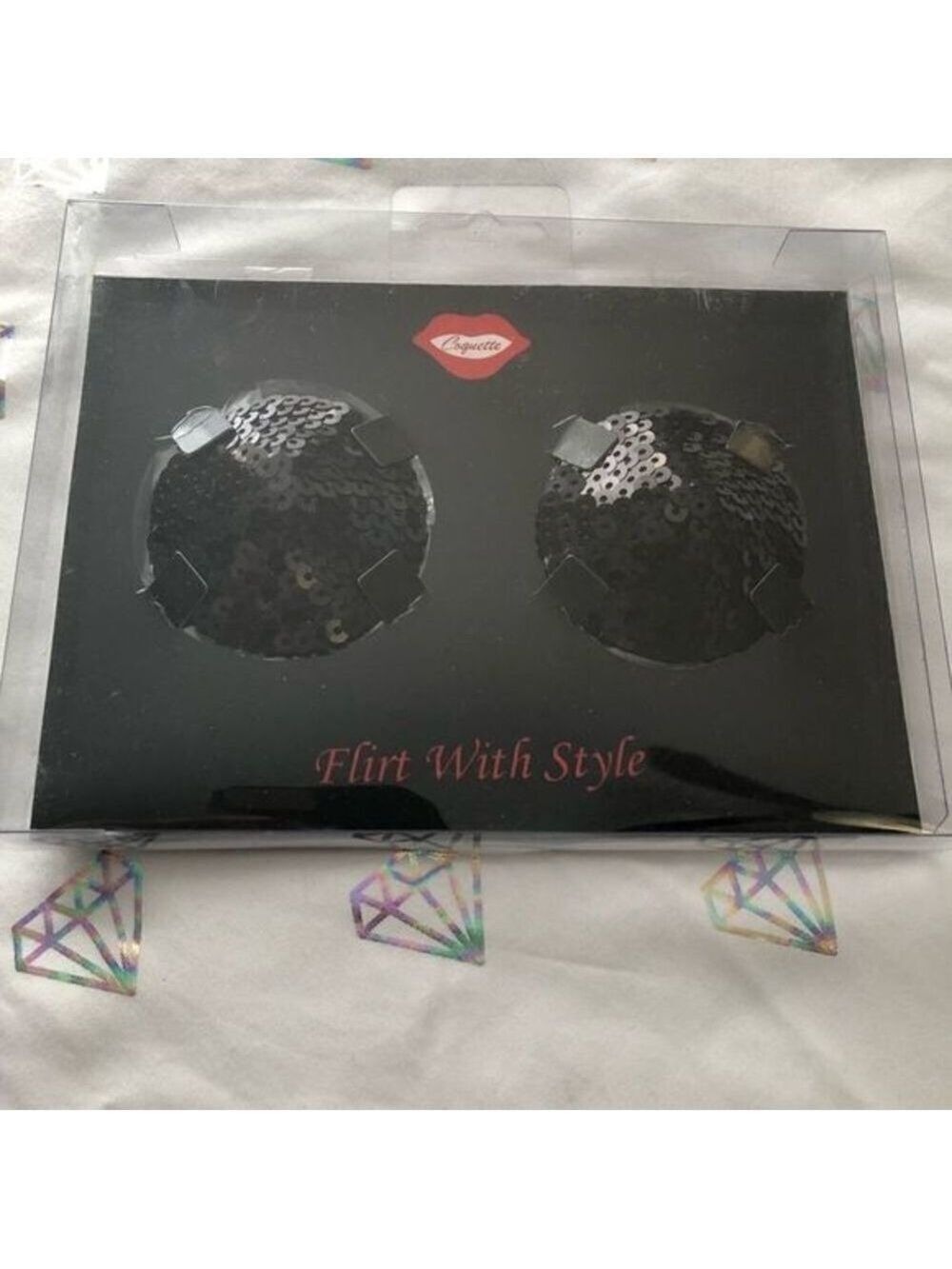 COQUETTE NWT black sequin coverups